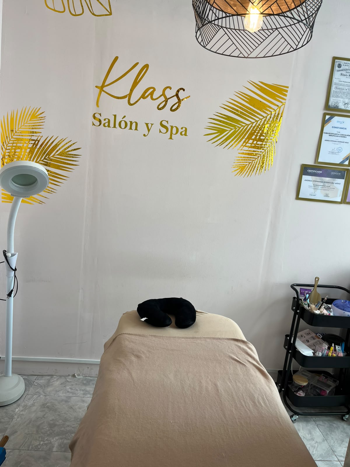 Sala de tratamientos de Klass Salón & Spa